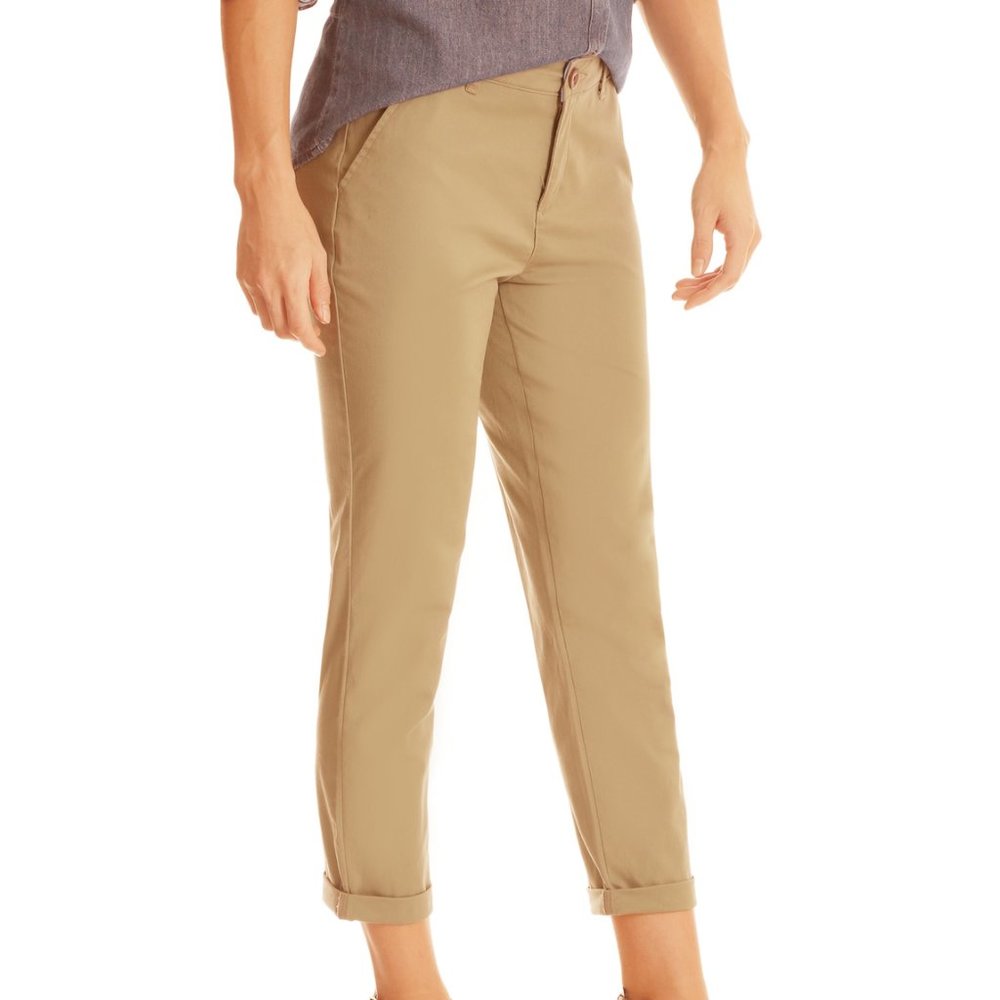 Riders by Lee, SLIM FIT CROPPED CHINO Tan  NWT